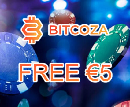 Bitcoza €5 bez vkladu za registraci